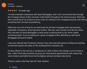 Real Reviews from Quick Mortgages Customers 9 Screenshot 2024 11 07 235855