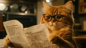 cat newspaper