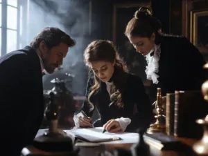 Medieval Moneylenders to Digital Deals: The History of Mortgages 11 steling1 A british Victorian era couple signing a mortgage agre e0997c26 7101 419c b0a6 e275540f827b