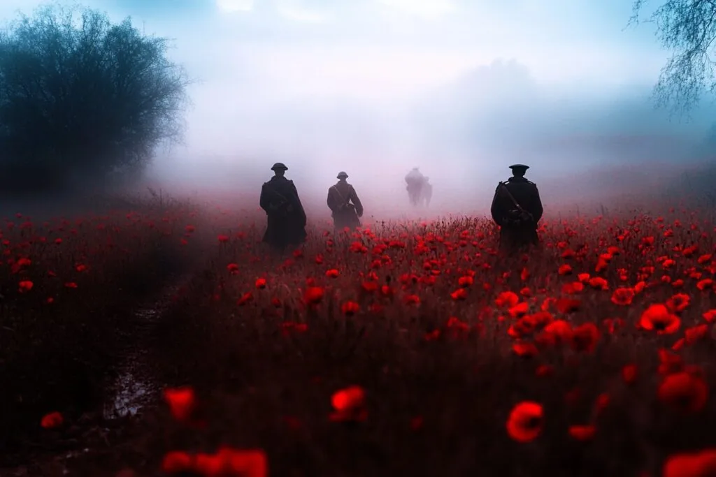 Honouring the Bravery of Our Fallen Heroes 7 steling1 A photo of a field of poppies in full bloom