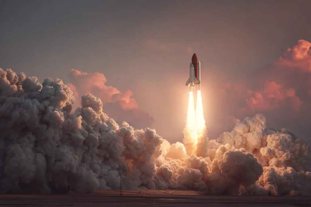 steling1 a space rocket taking off dramatic and gradeous ar 31496138 06eb 4a59 92ea 3bd9f1035353 3